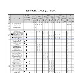 2026년 교육과정